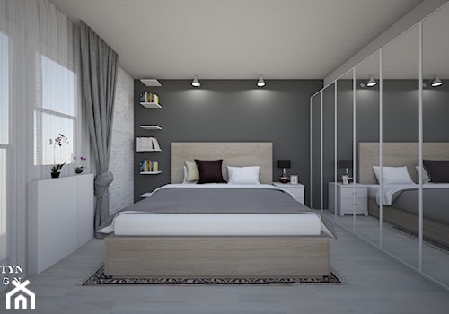SYPIALNIA - Sypialnia, styl nowoczesny - zdjęcie od Augustyn Design