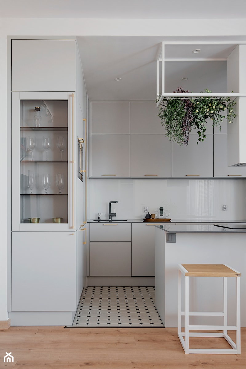 APARTAMENT RAJSKA II GDAŃSK - Kuchnia, styl nowoczesny - zdjęcie od Monika Wierzba-Krygiel, Architektura i Wnętrza