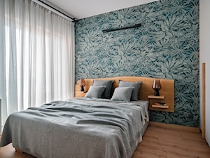 APARTAMENT RAJSKA II GDAŃSK - Sypialnia, styl nowoczesny - zdjęcie od Monika Wierzba-Krygiel, Architektura i Wnętrza