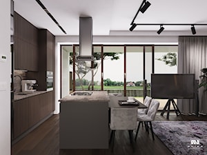 Apartament z charakterem - Kuchnia, styl nowoczesny - zdjęcie od MJanimo architektura wnętrz
