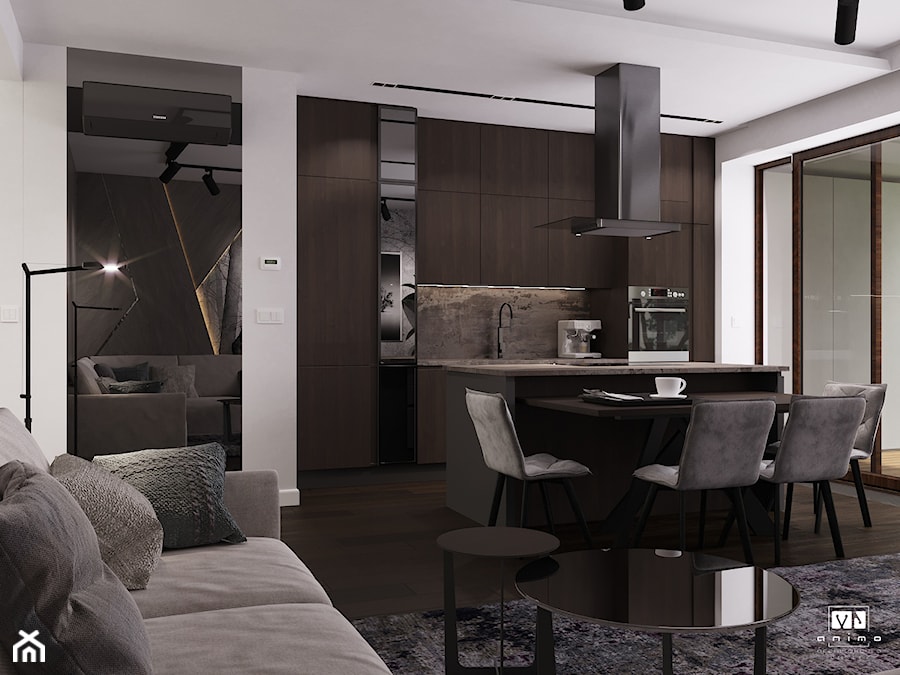 Apartament z charakterem - Jadalnia, styl nowoczesny - zdjęcie od MJanimo architektura wnętrz