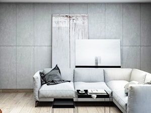 Mieszkanie w Łodzi - Salon, styl minimalistyczny - zdjęcie od OSOM.