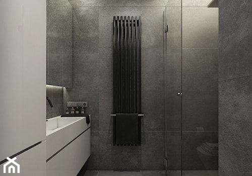 WORONICZA - Średnia bez okna łazienka, styl minimalistyczny - zdjęcie od KAEL Architekci