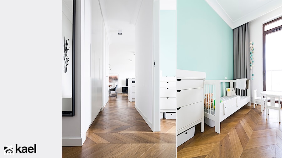Pokój dziecka w mieszkaniu w Warszawie. - zdjęcie od KAEL Architekci