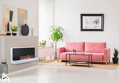Salon, styl minimalistyczny - zdjęcie od kominek-elektryczny