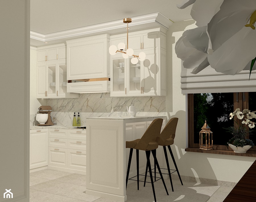 Dom w klasycznym stylu - Kuchnia, styl tradycyjny - zdjęcie od M DESIGN - projektowanie i aranżacja wnętrz