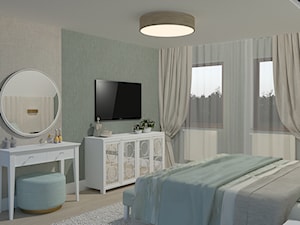 Dom w klasycznym stylu - Sypialnia, styl nowoczesny - zdjęcie od M DESIGN - projektowanie i aranżacja wnętrz