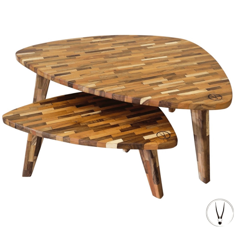 Modernesque Nesting Coffee Tables - zdjęcie od Rustiko Imports - Meble Zero Waste - Homebook