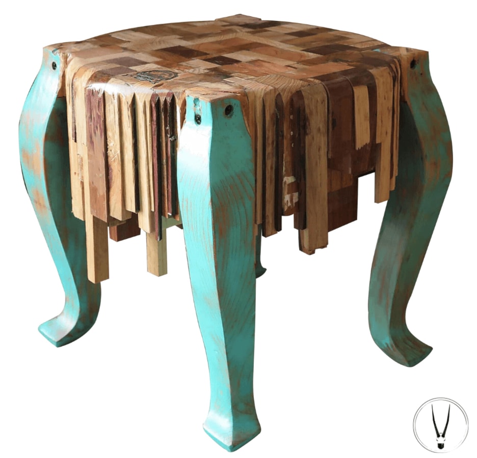 Reclaimed Stalactite Side Table - zdjęcie od Rustiko Imports - Meble Zero Waste - Homebook