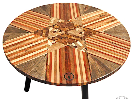 Aranżacje wnętrz - Jadalnia: Round Dining Table: Stars & Stripes - Rustiko Imports - Meble Zero Waste. Przeglądaj, dodawaj i zapisuj najlepsze zdjęcia, pomysły i inspiracje designerskie. W bazie mamy już prawie milion fotografii!