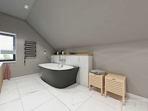 Dom w Raciborzu 2 - Łazienka, styl nowoczesny - zdjęcie od nanoSTUDIO