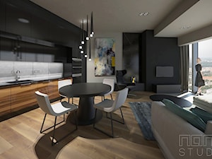apartament we Wrocławiu - Salon, styl nowoczesny - zdjęcie od nanoSTUDIO