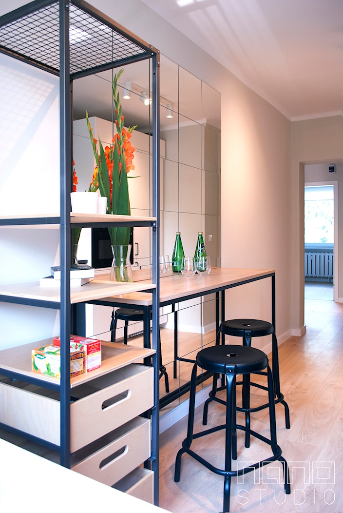 Dwupokojowe mieszkanie w Raciborzu - Kuchnia, styl nowoczesny - zdjęcie od nanoSTUDIO - Homebook