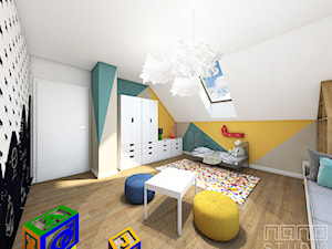Dom w Olkuszu - Pokój dziecka, styl nowoczesny - zdjęcie od nanoSTUDIO