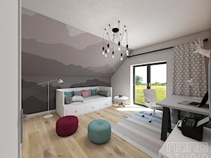 Dom w Raciborzu 2 - Pokój dziecka, styl skandynawski - zdjęcie od nanoSTUDIO
