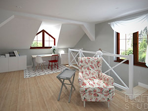 dom w Błażejowicach koło Raciborza - Salon, styl skandynawski - zdjęcie od nanoSTUDIO