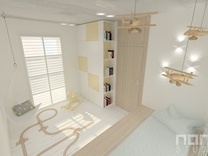białe mieszkanie - Pokój dziecka, styl nowoczesny - zdjęcie od nanoSTUDIO
