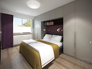 Mieszkanie w Berlinie - Duża sypialnia, styl nowoczesny - zdjęcie od nanoSTUDIO