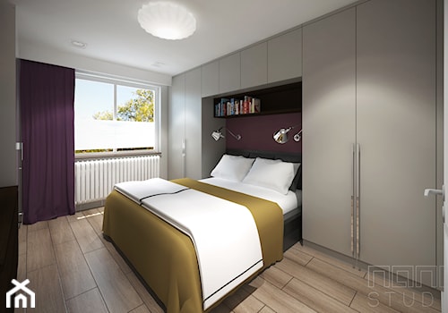 Mieszkanie w Berlinie - Duża sypialnia, styl nowoczesny - zdjęcie od nanoSTUDIO