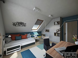 Dom w Olkuszu 2 - Pokój dziecka, styl nowoczesny - zdjęcie od nanoSTUDIO
