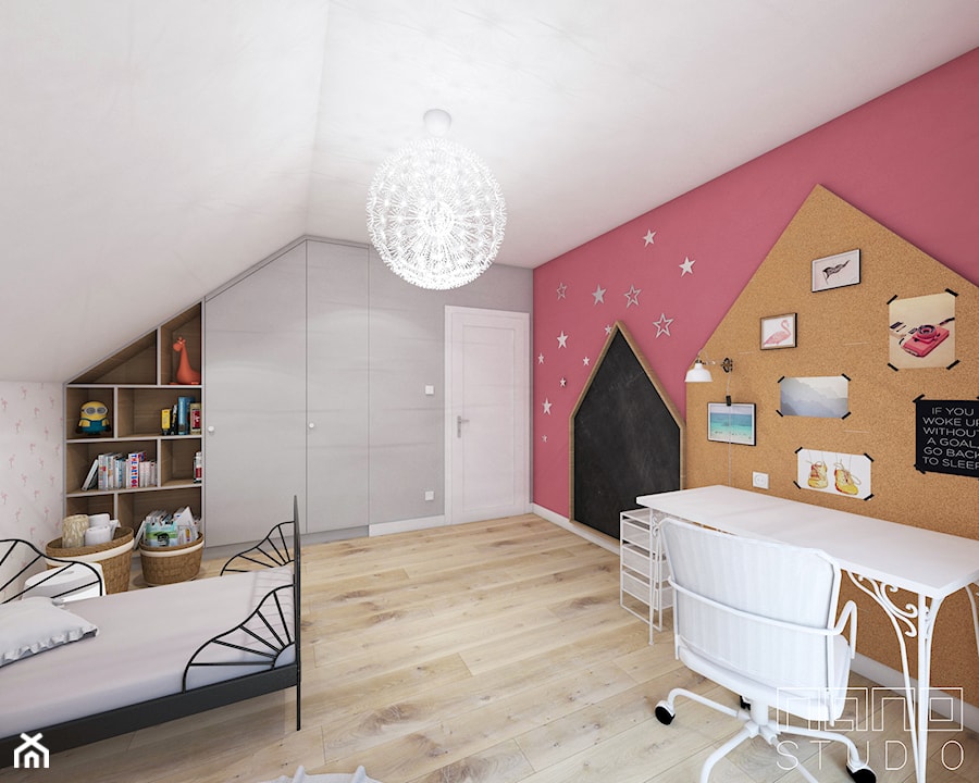Dom w Raciborzu 2 - Pokój dziecka, styl skandynawski - zdjęcie od nanoSTUDIO