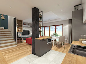 Dom w Rudzie Śląskiej - Kuchnia, styl nowoczesny - zdjęcie od nanoSTUDIO