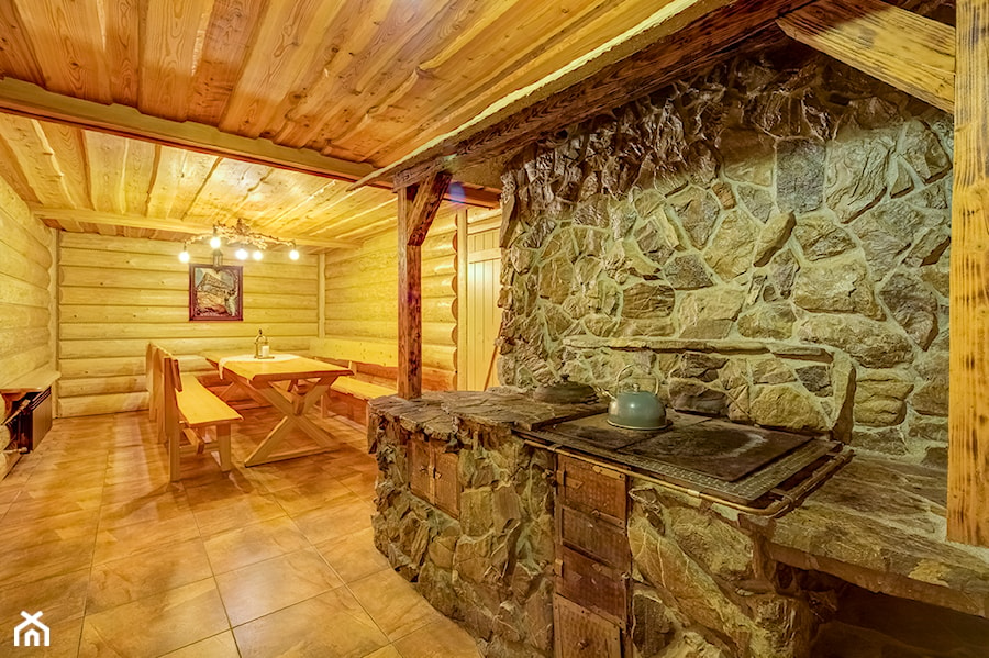 Dom z Bala w Muszynce - Kuchnia, styl tradycyjny - zdjęcie od Fotograf wnętrz Krynica