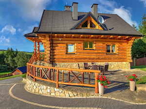 Dom z Bala w Muszynce - Domy, styl tradycyjny - zdjęcie od Fotograf wnętrz Krynica