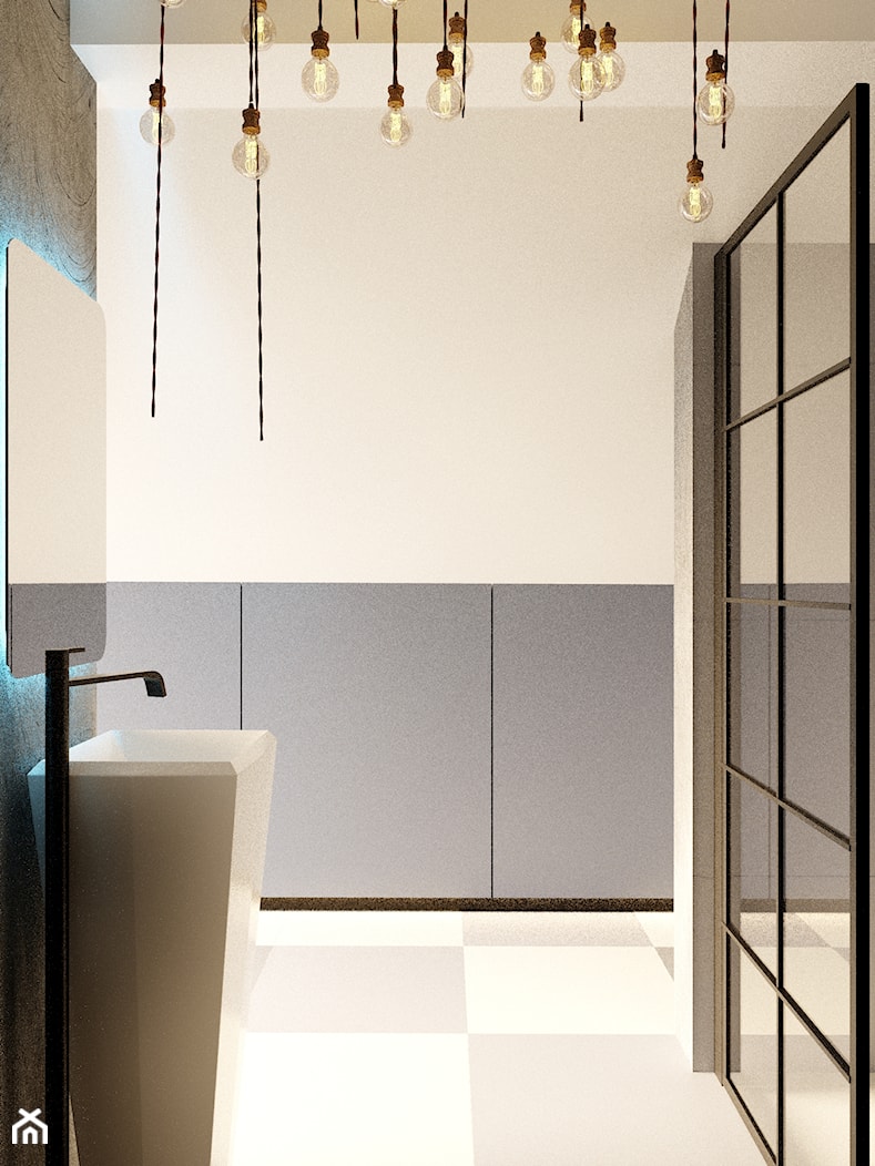 #łazienka na #poddaszu - zdjęcie od INEKS DESIGN studio projektowe - Homebook