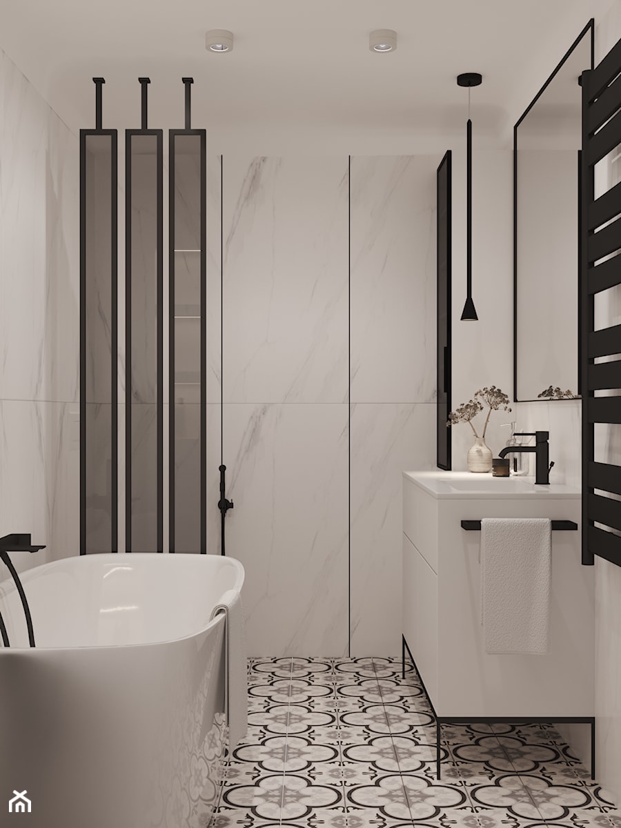 Aranżacja łazienki - zdjęcie od INEKS DESIGN studio projektowe
