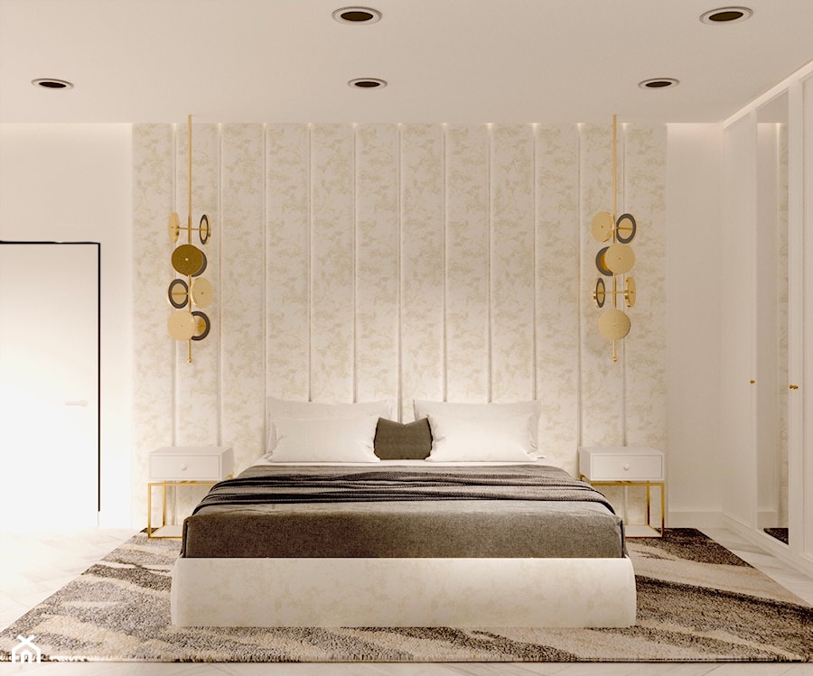 #aranżacja sypialni - zdjęcie od INEKS DESIGN studio projektowe