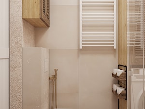 mała łazienka - projekt - zdjęcie od INEKS DESIGN studio projektowe