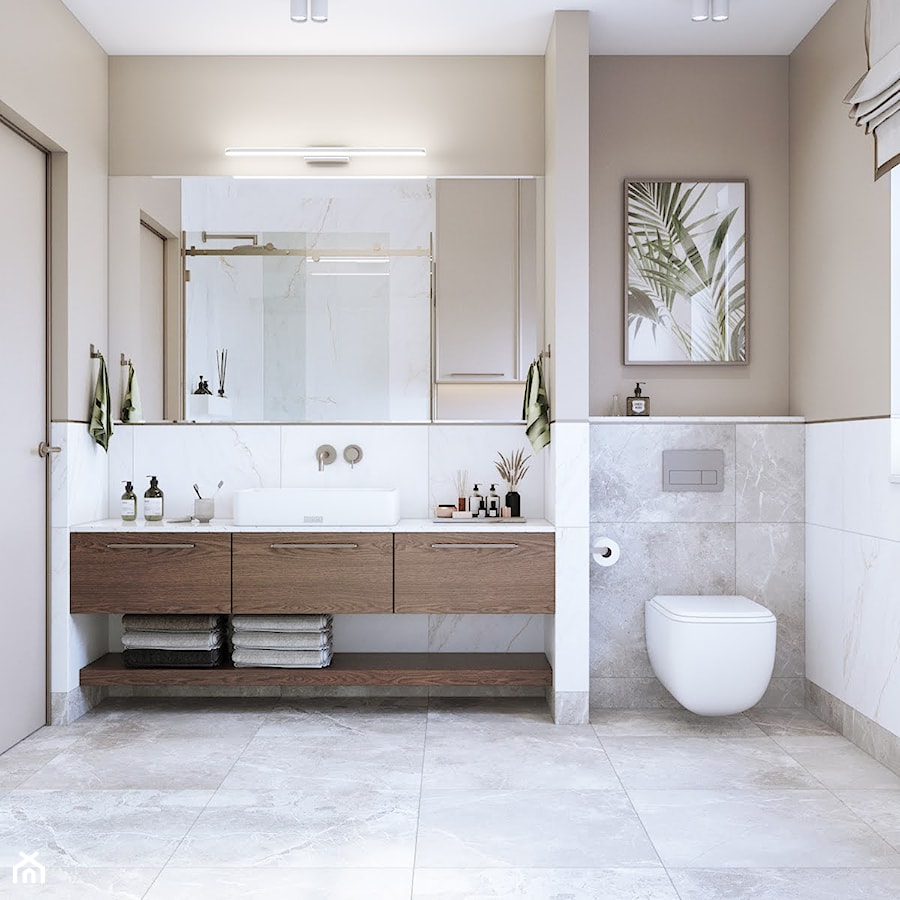 nowoczesna łazienka - zdjęcie od INEKS DESIGN studio projektowe