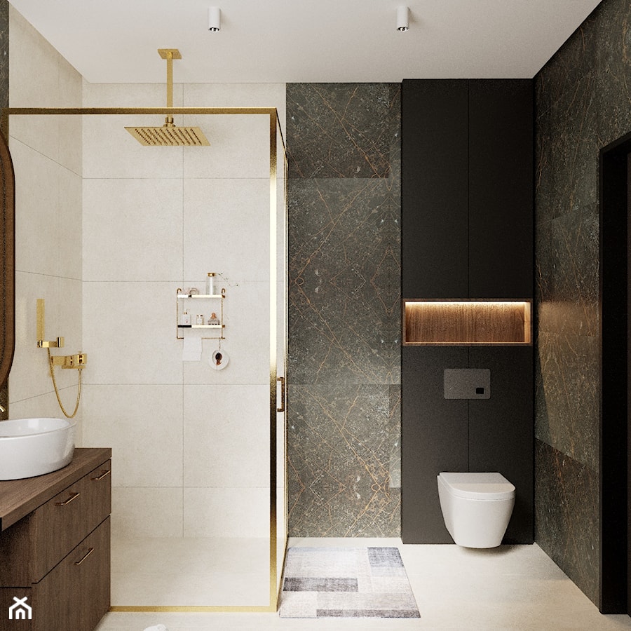 #projekt łazienki - zdjęcie od INEKS DESIGN studio projektowe