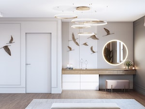 nowoczesna sypialnia - zdjęcie od INEKS DESIGN studio projektowe