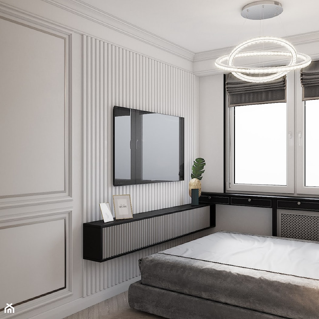 Jak zaprojektować mała sypialnię - zdjęcie od INEKS DESIGN studio projektowe - Homebook