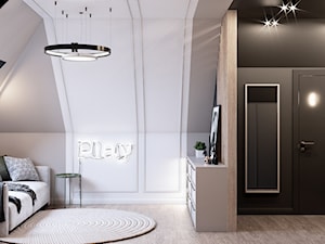 sypialnia z garderobą - zdjęcie od INEKS DESIGN studio projektowe