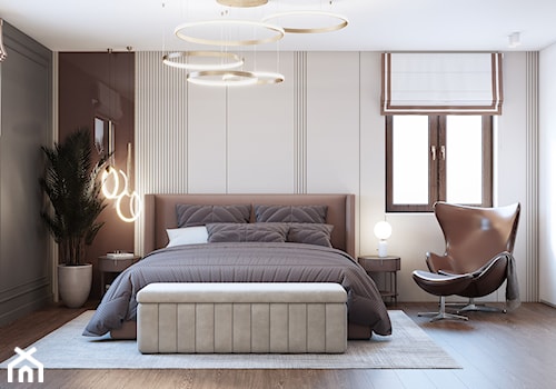 luksusowa sypialnia - zdjęcie od INEKS DESIGN studio projektowe
