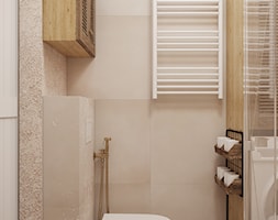 funkcjonalne zagospodarowana mała łazienka 2,7m2 - zdjęcie od INEKS DESIGN studio projektowe - Homebook