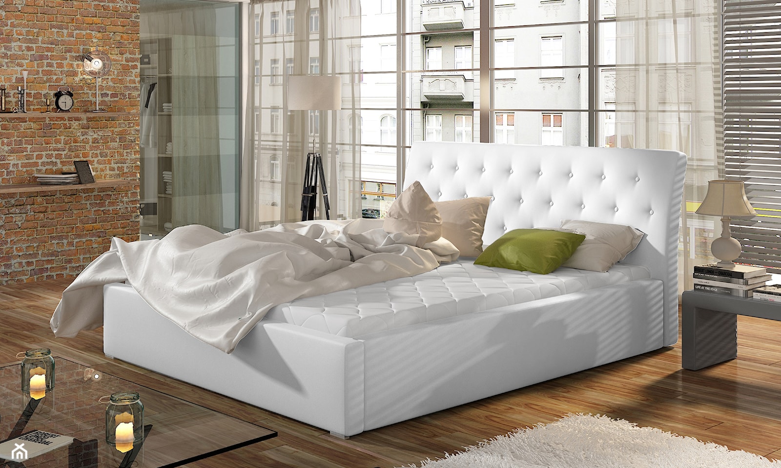 Białe łóżko Milano - zdjęcie od ELTAP - Homebook