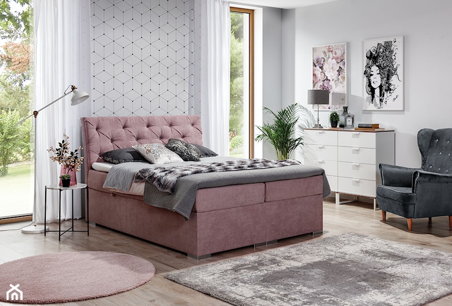 Łóżko kontynentalne Balvin - elegancja w Twojej sypialni - zdjęcie od ELTAP