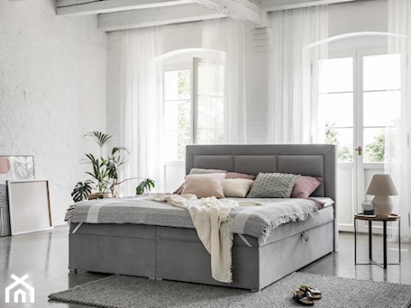 Aranżacje wnętrz - Sypialnia: Boxspring Vivre - ELTAP. Przeglądaj, dodawaj i zapisuj najlepsze zdjęcia, pomysły i inspiracje designerskie. W bazie mamy już prawie milion fotografii!