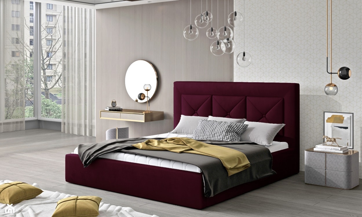 Łóżko sypialniane Cloe - Sypialnia, styl nowoczesny - zdjęcie od ELTAP - Homebook