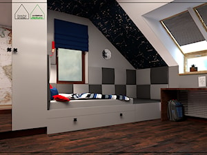Pokój nastolatka z mapą nieba - zdjęcie od Doscha STUDIO Julia Chalimoniuk-Dombrowska Projektowanie Wnętrz Gdynia