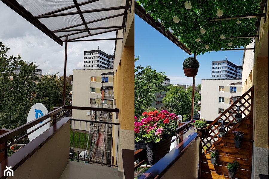 Przytulny balkon - Taras, styl glamour - zdjęcie od Sebastian Tatuś