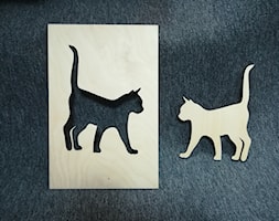 Dekor ścienny kot - zdjęcie od BIZlaser - Homebook