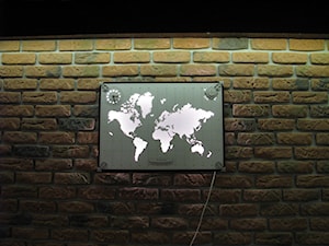 Podświetlana Mapa Świata - zdjęcie od BIZlaser