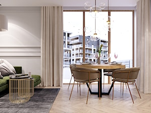 Apartament w Krakowie - Salon, styl nowoczesny - zdjęcie od Quality Investment, Projekty wnętrz i kompleksowa obsługa inwestycji