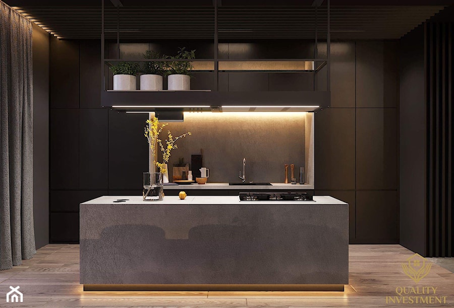 Mieszkanie w stylu minimalistycznym - Kuchnia, styl minimalistyczny - zdjęcie od Quality Investment, Projekty wnętrz i kompleksowa obsługa inwestycji