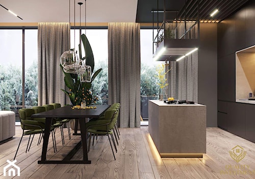 Mieszkanie w stylu minimalistycznym - Jadalnia, styl minimalistyczny - zdjęcie od Quality Investment, Projekty wnętrz i kompleksowa obsługa inwestycji